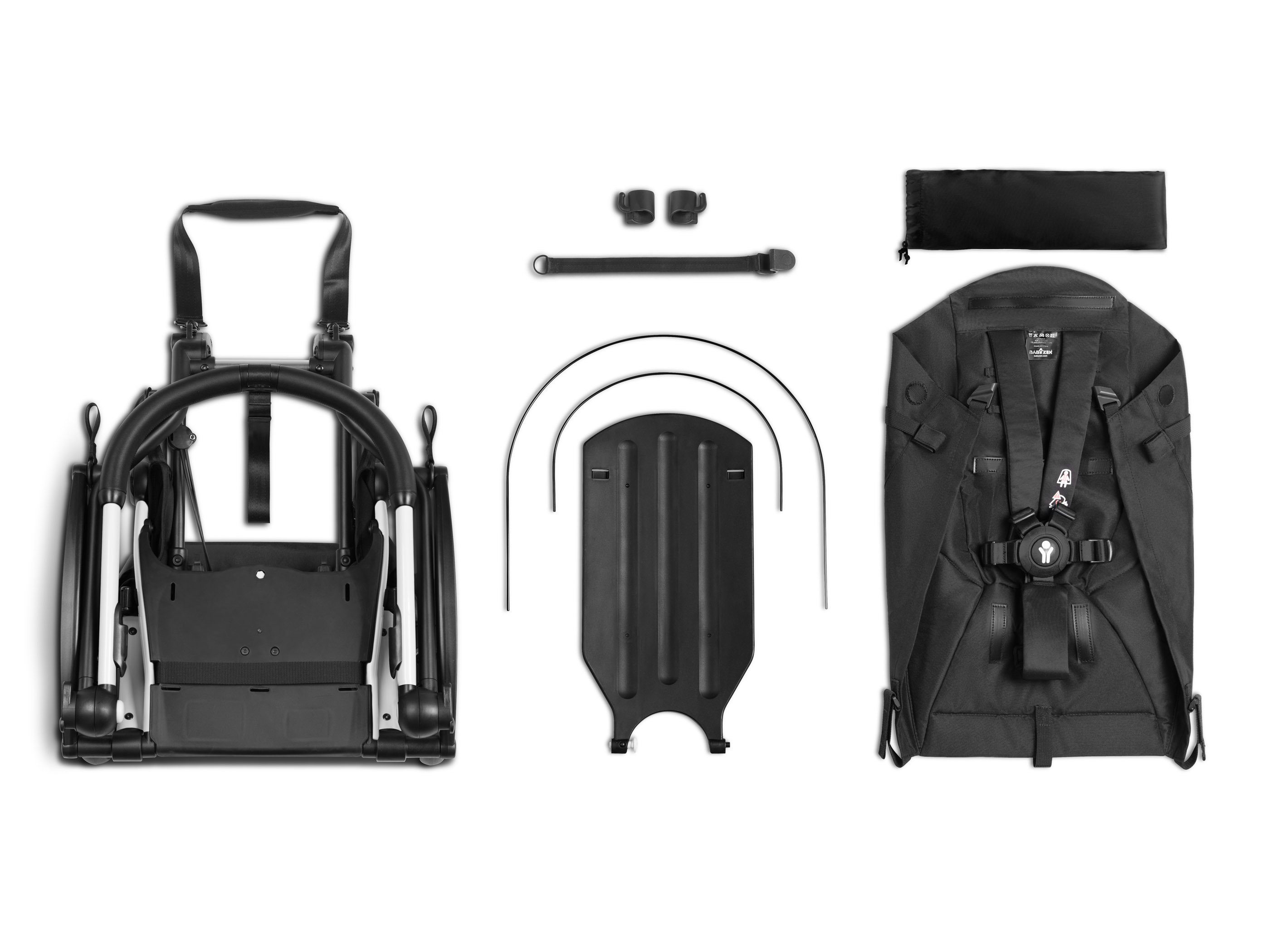 BABYZEN Zwillings-Kombikinderwagen Erweiterungsset YOYO Connect für YOYO2 zum Doppelkinderwagen