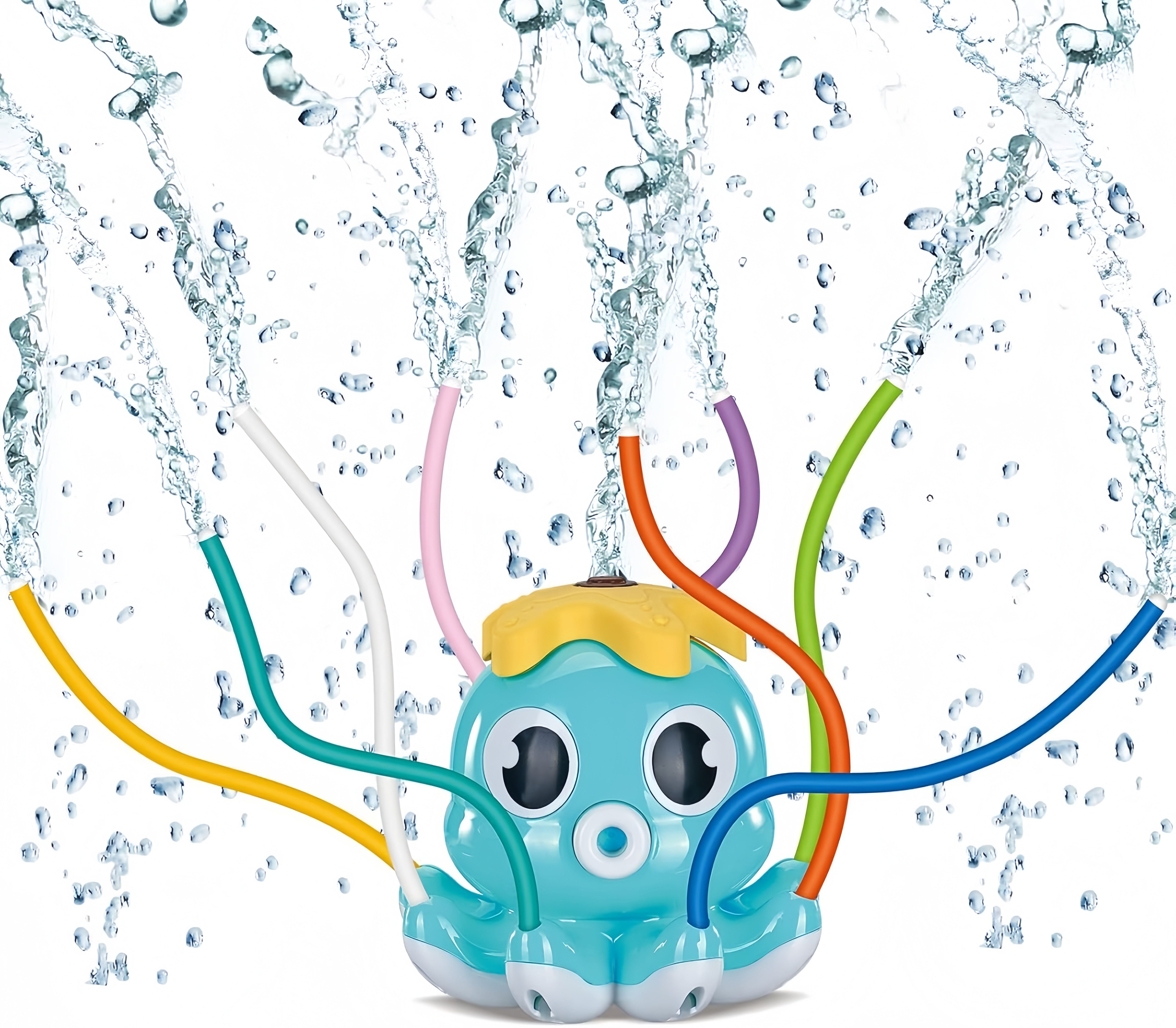FOUORTUNATE-BEE Spiel-Wassersprenkler Rasensprenger Wasserspiel für Kinder von 3–8 Jahren, Outdoor-Wasserspiel für Garten, Rasen und Sommertage