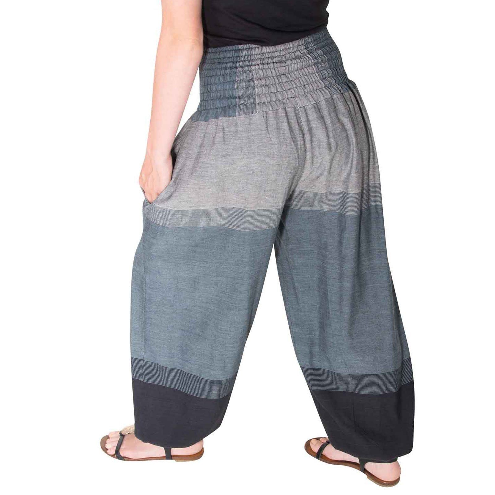 KUNST UND MAGIE Haremshose KUNST&MAGIE Damen bunt one size Boho Yoga Pumphose Smerhose Pluderhose