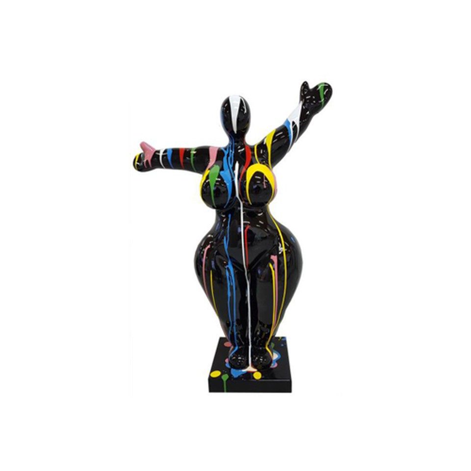 Xlmoebel Dekofigur Moderne Wohnzimmer Deko Statue Skulpturen Abstrakt 85cm bunt, Made in Europa