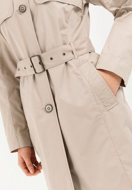 camel active Trenchcoat aus einem Baumwollmix (1-tlg)