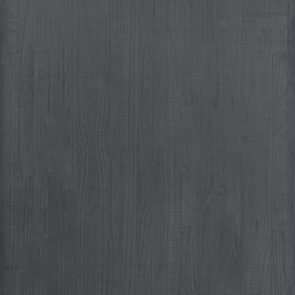 furnicato Bücherregal Lagerregal Grau Massivholz cm 60x30x105 Kiefer