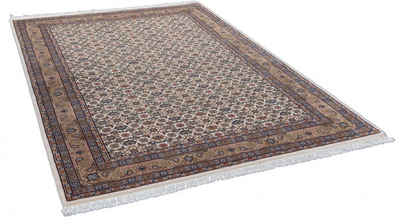 Orientteppich Benares Herati, THEKO, rechteckig, Höhe: 12 mm, reine Wolle, handgeknüpft, mit Fransen