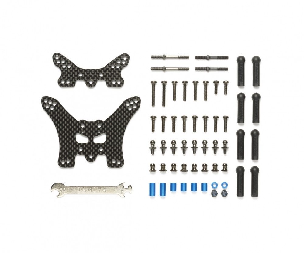 Modellbausatz TT-02B Carbon Dämpferbrücken-
