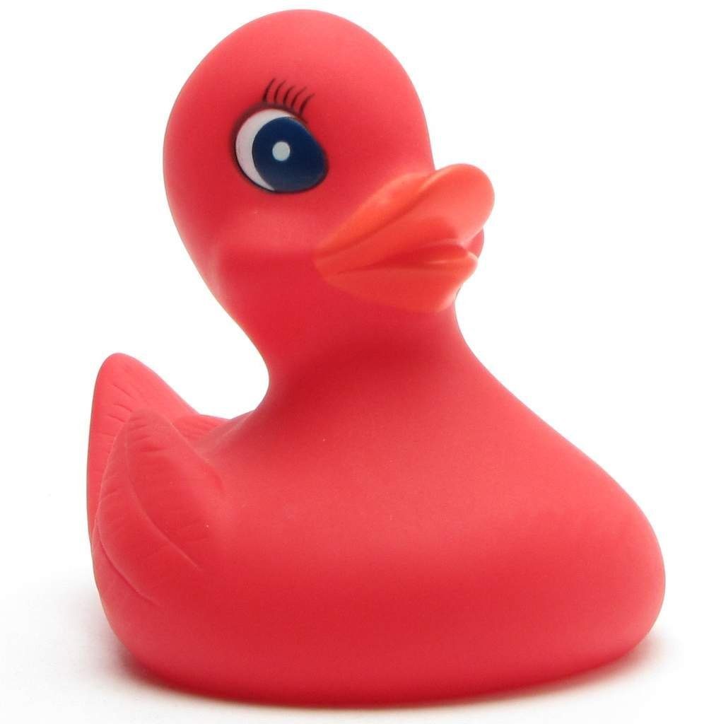 Duckshop Badespielzeug Quietscheentchen Klara - cm rot- 10