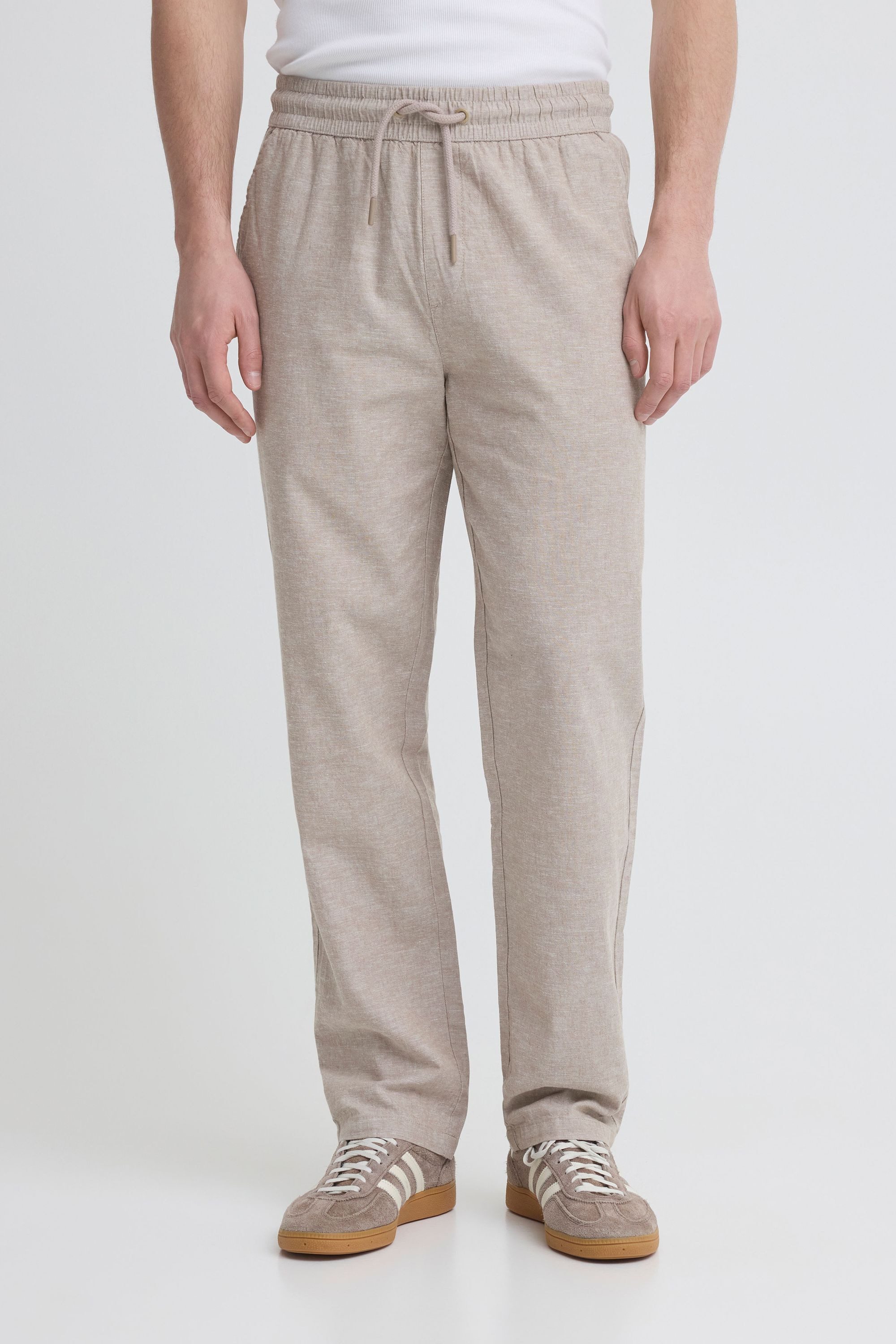 Blend Leinenhose BHAban Linen Mix Gemütliche Leinenmix-Hose mit elastischem Bund und Kordel