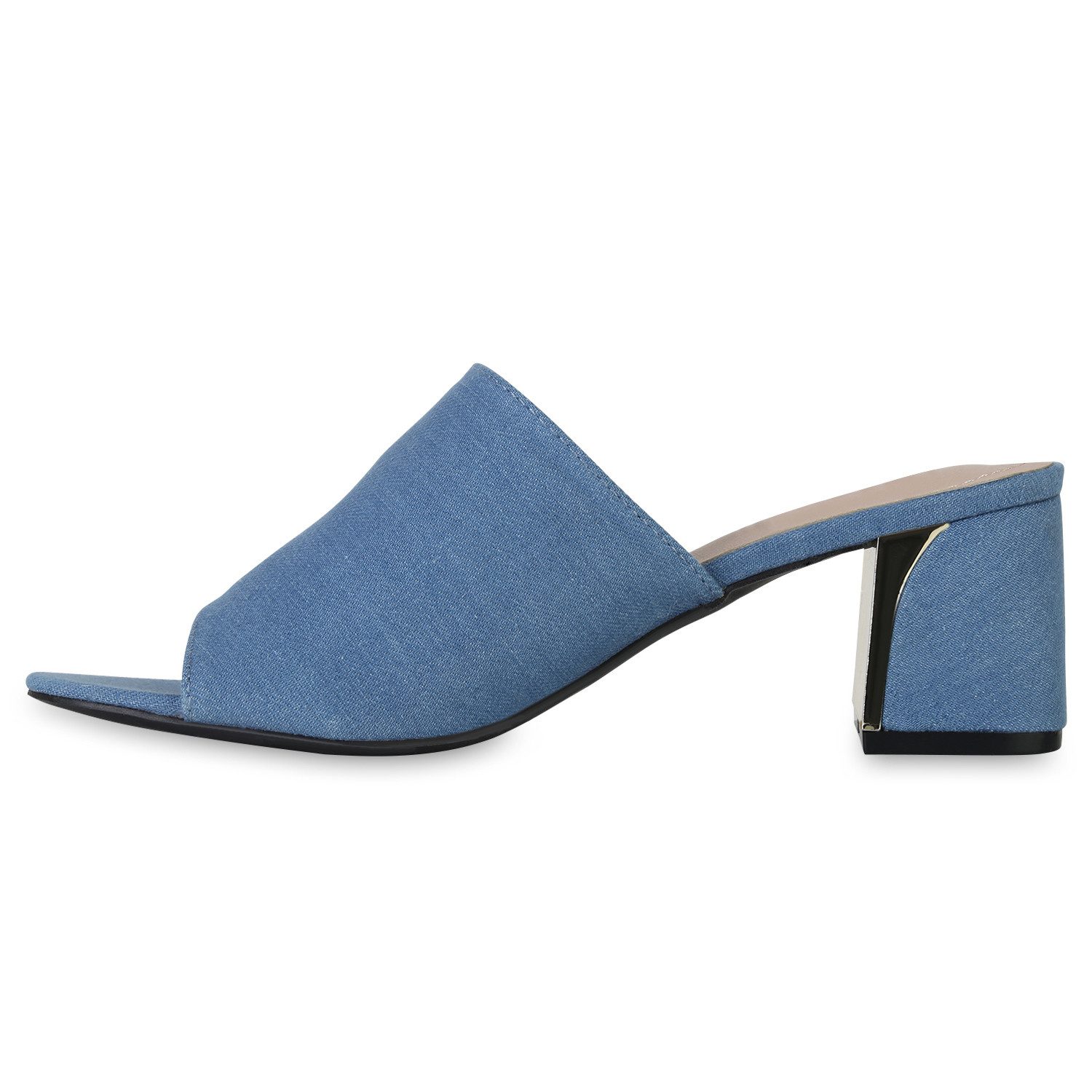 VAN HILL 840884 Sandalette Damen Pantoletten günstig online kaufen