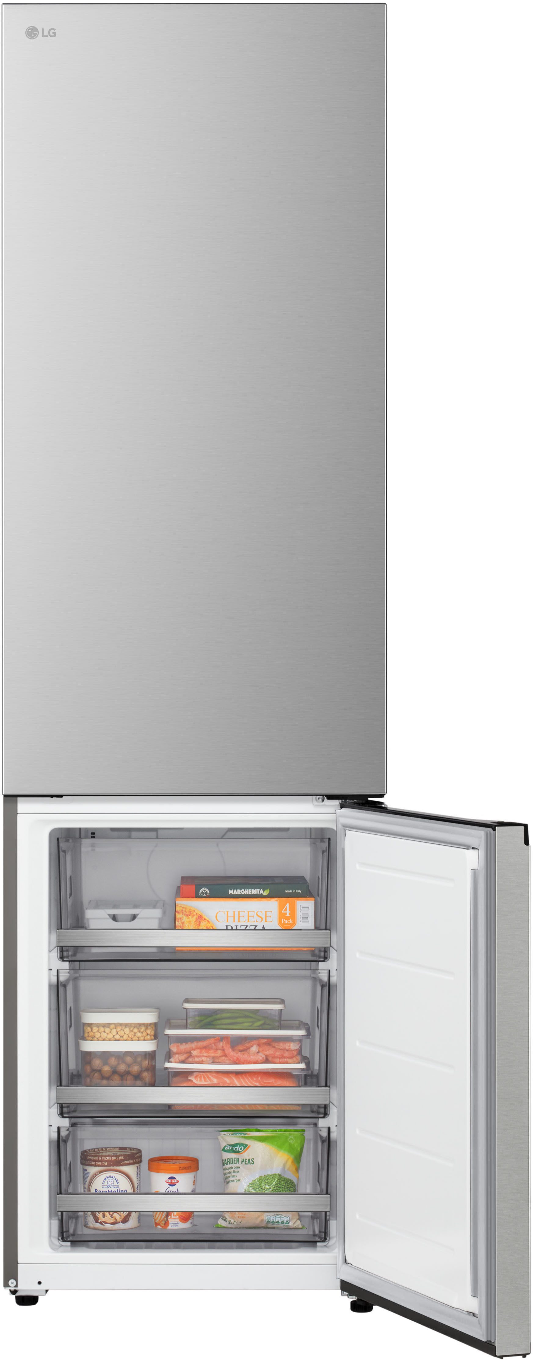 LG Kühl-/Gefrierkombination Serie 7 GBBS726BPY, 203 cm hoch, 59,7 cm breit, Vollintegrierbarer Kühlschrank dank frontaler Luftzufuhr und Abluft