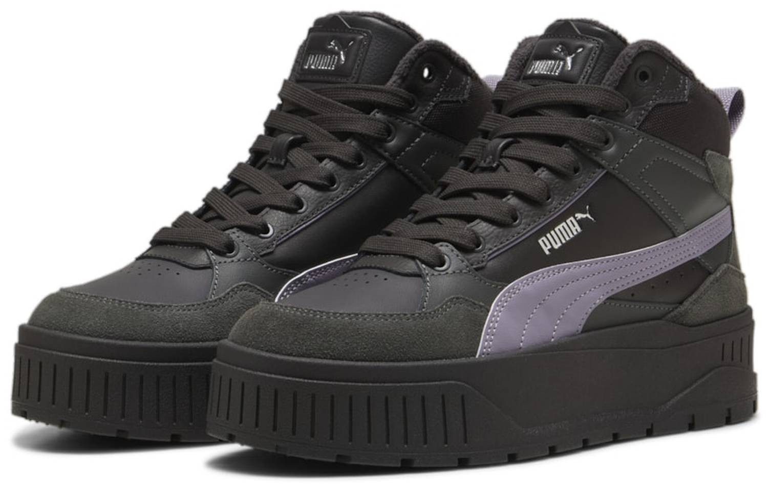 PUMA Puma Karmen II Idol Mid WTR Flat Dark Gray-Pale Plum-Silver Sneaker günstig online kaufen