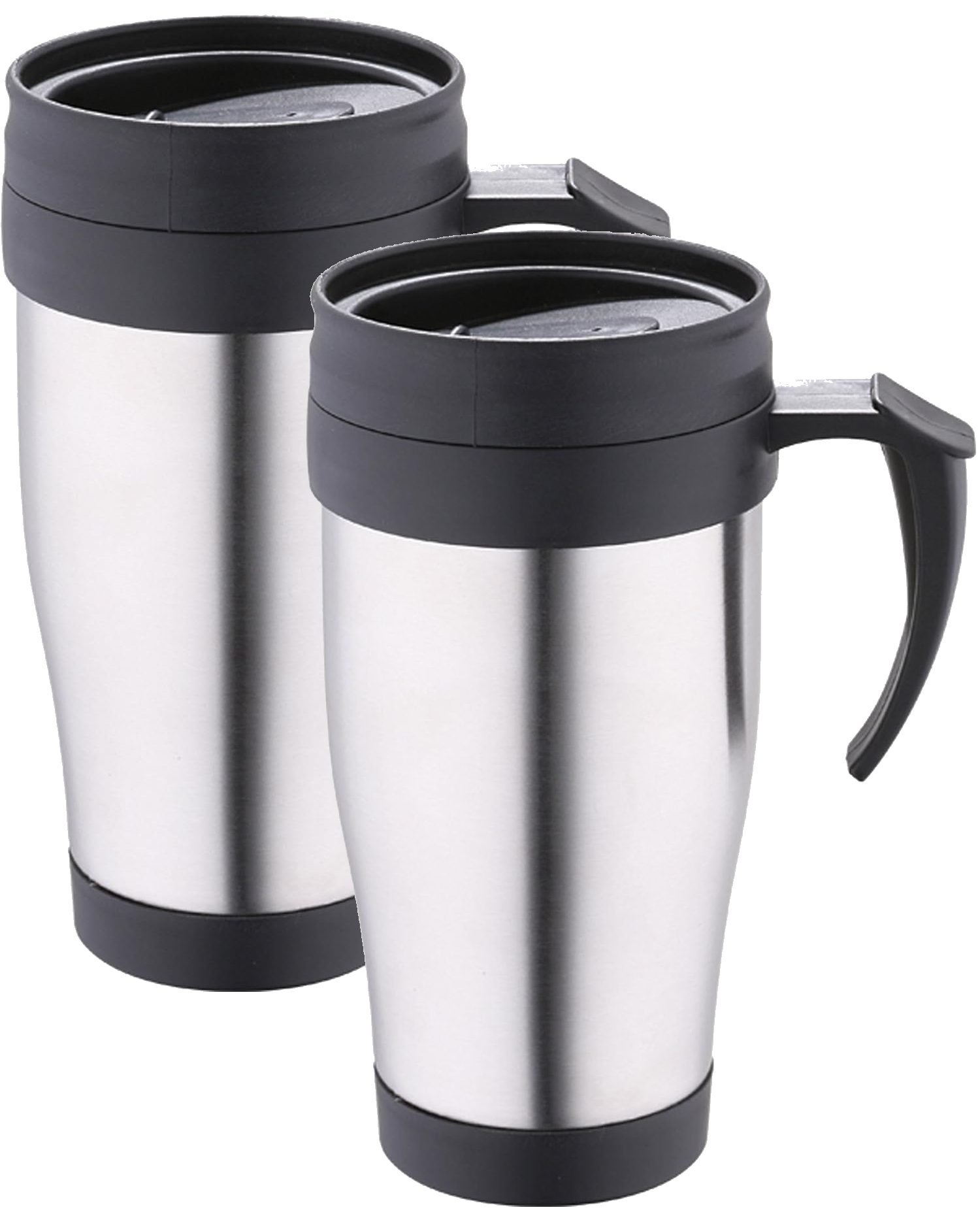 Renberg Thermobecher Isobecher Thermobecher to Go für Kaffee, Tee und Glühwein, 2-tlg., 400ml