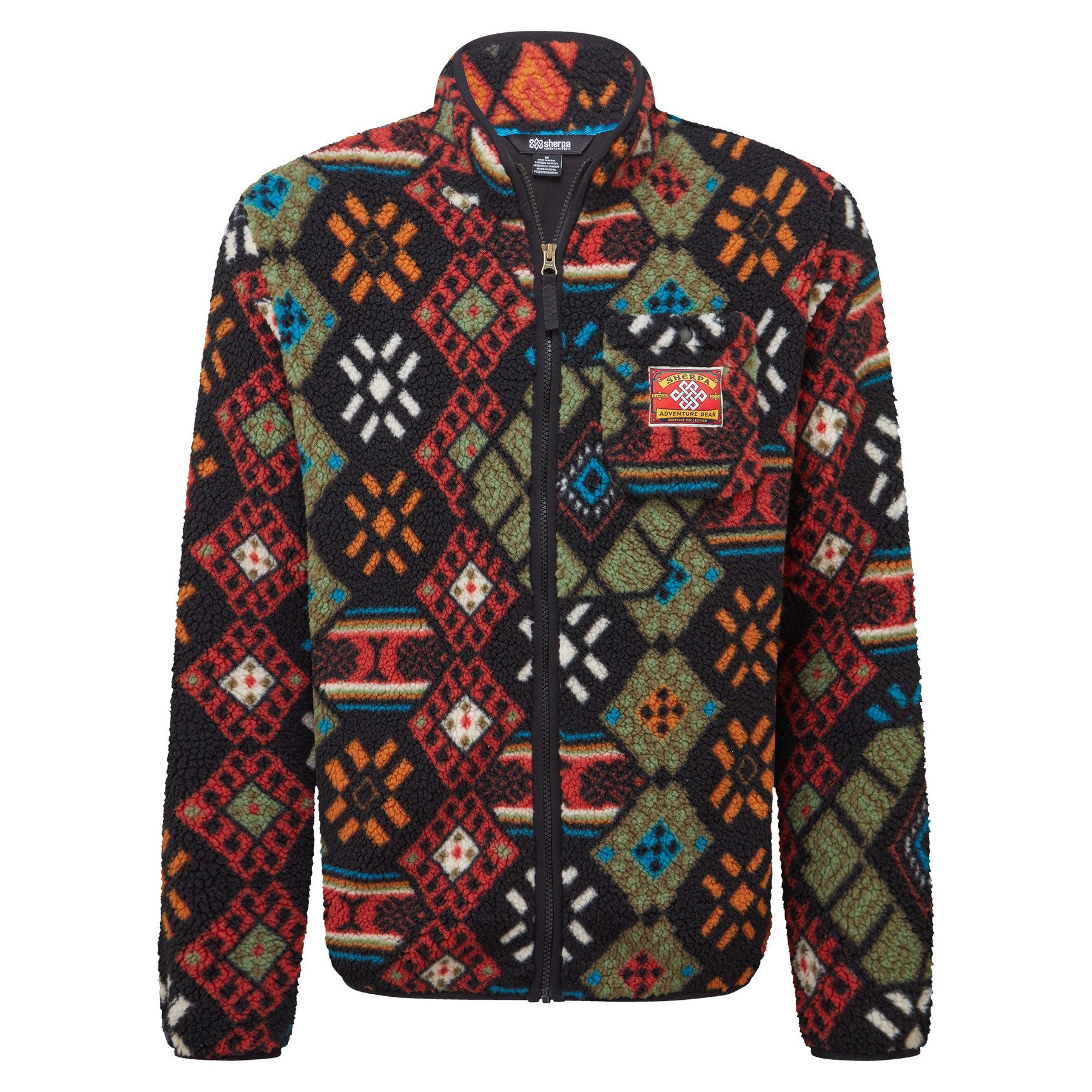 Sherpa Funktionsjacke TARCHO PRINTED FULL ZIP JACKET