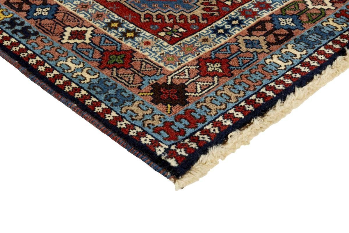 Orientteppich Yalameh 101x151 Handgeknüpfter Orientteppich mm rechteckig, Nain / 12 Höhe: Perserteppich, Trading