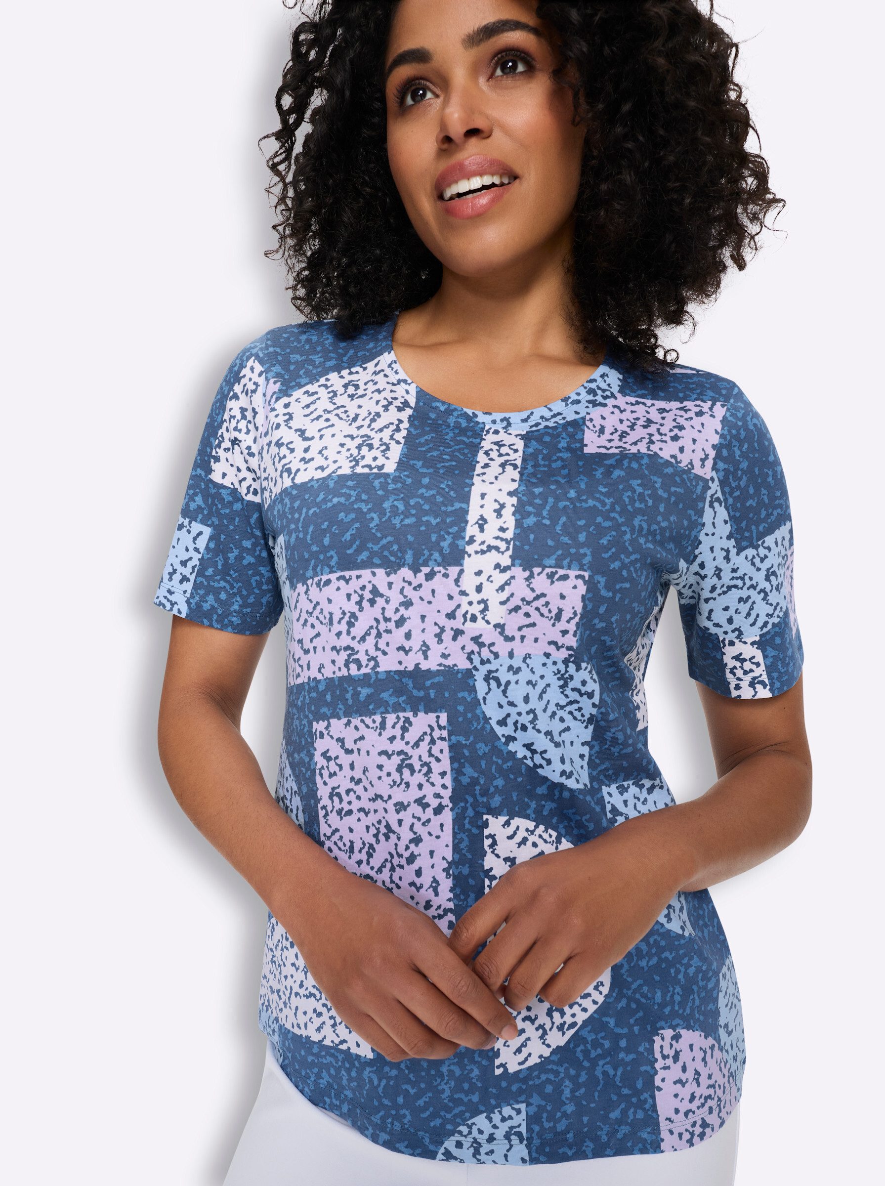 Sieh an! T-Shirt Rundhals-Shirt Kurzarm – Bild 5 von 5
