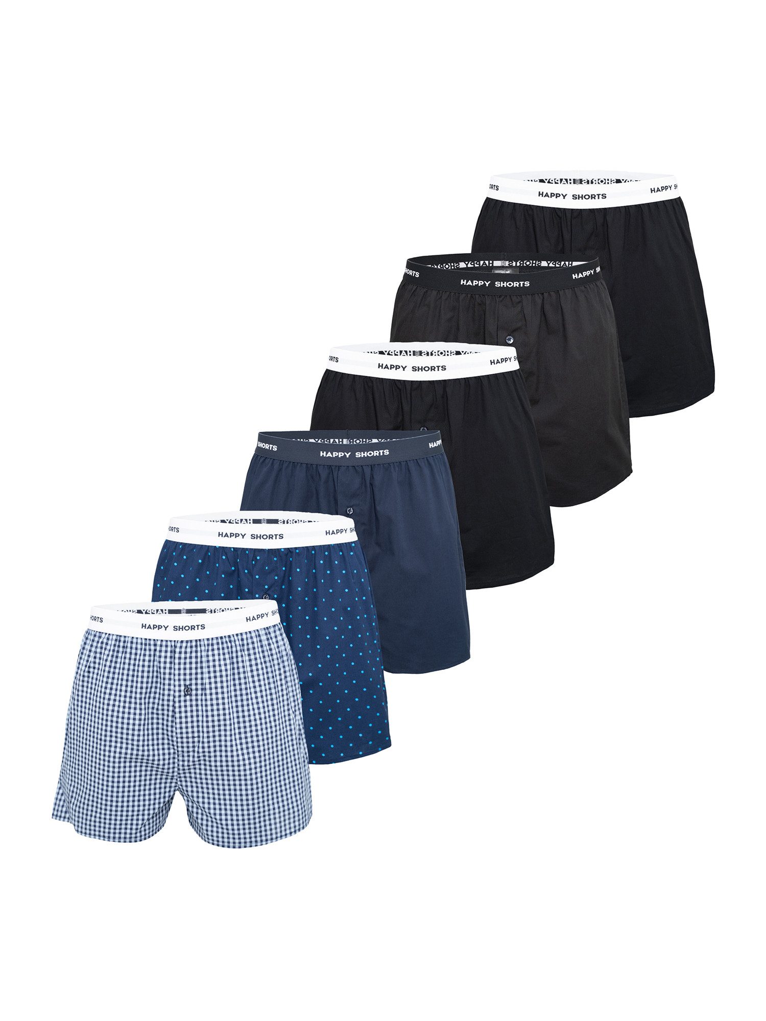 HAPPY SHORTS Boxer Mix (6-St) günstig online kaufen