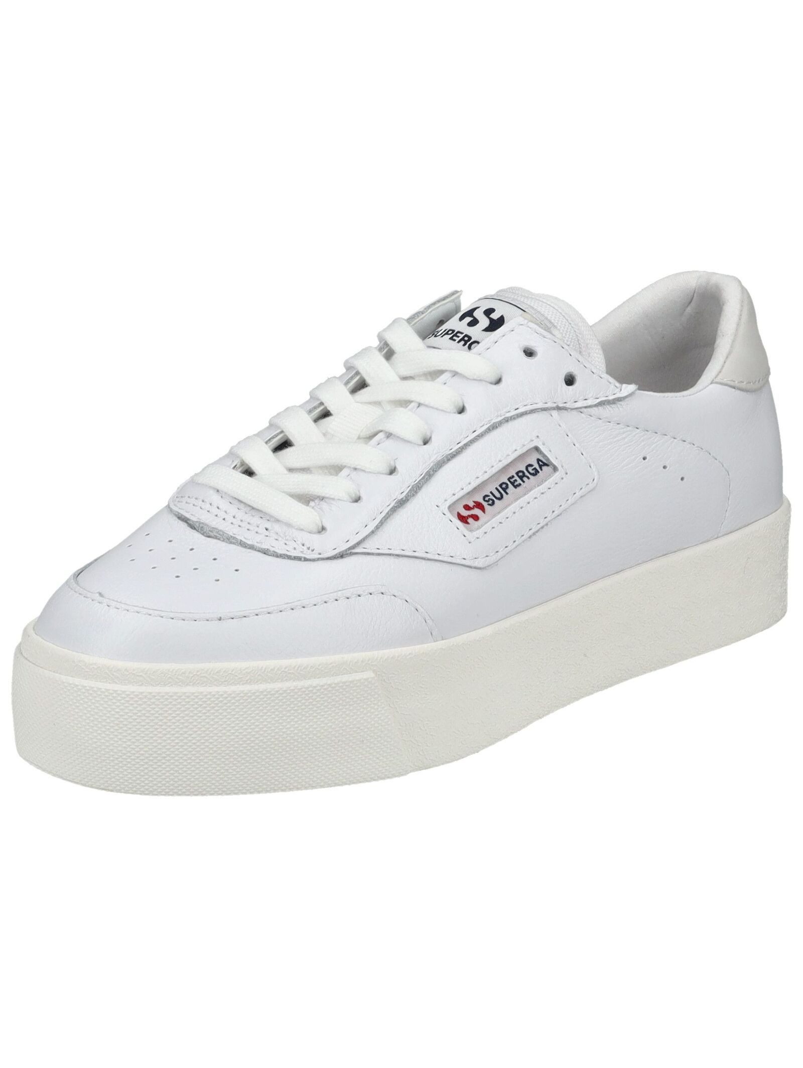 Sneaker Leder Plateausneaker