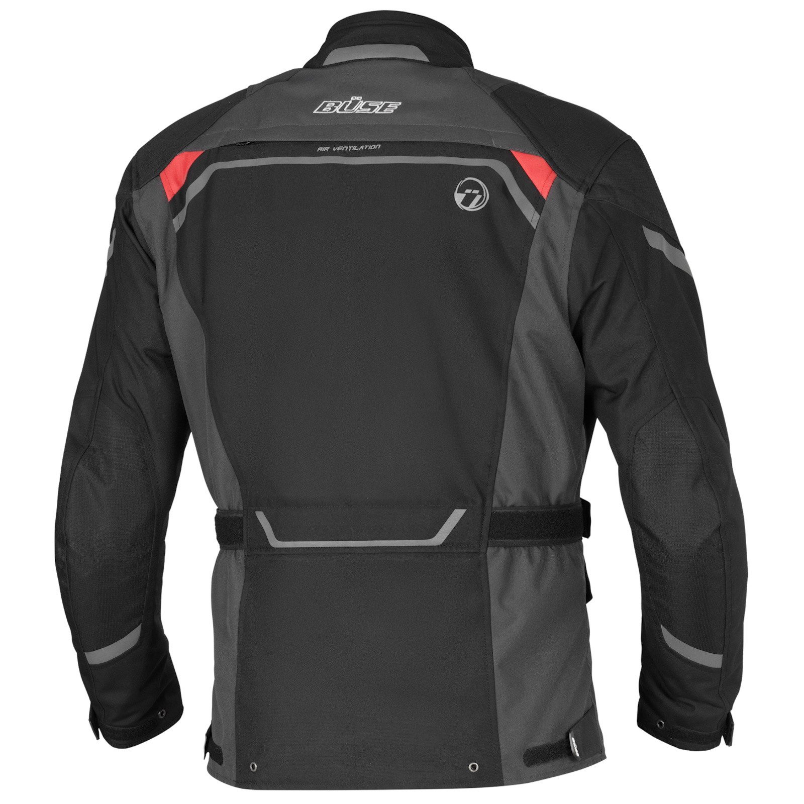 Büse Motorradjacke Büse Lago III Textiljacke Schwarz XL Allwetter günstig online kaufen