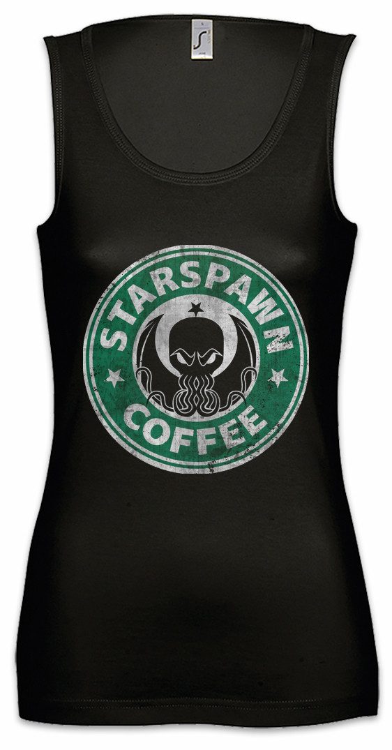 Tanktop Starspawn Coffee Ärmelloses Damen T-Shirt Arkham Lovecraft 666
