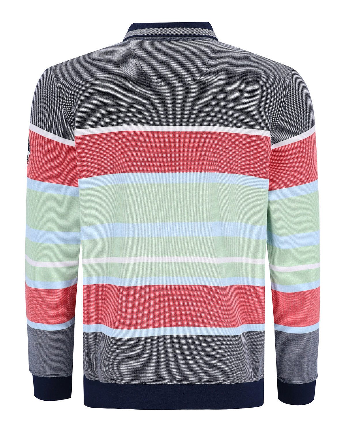 Hajo Sweatshirt Sweatshirt mit Zweitonringel allover günstig online kaufen