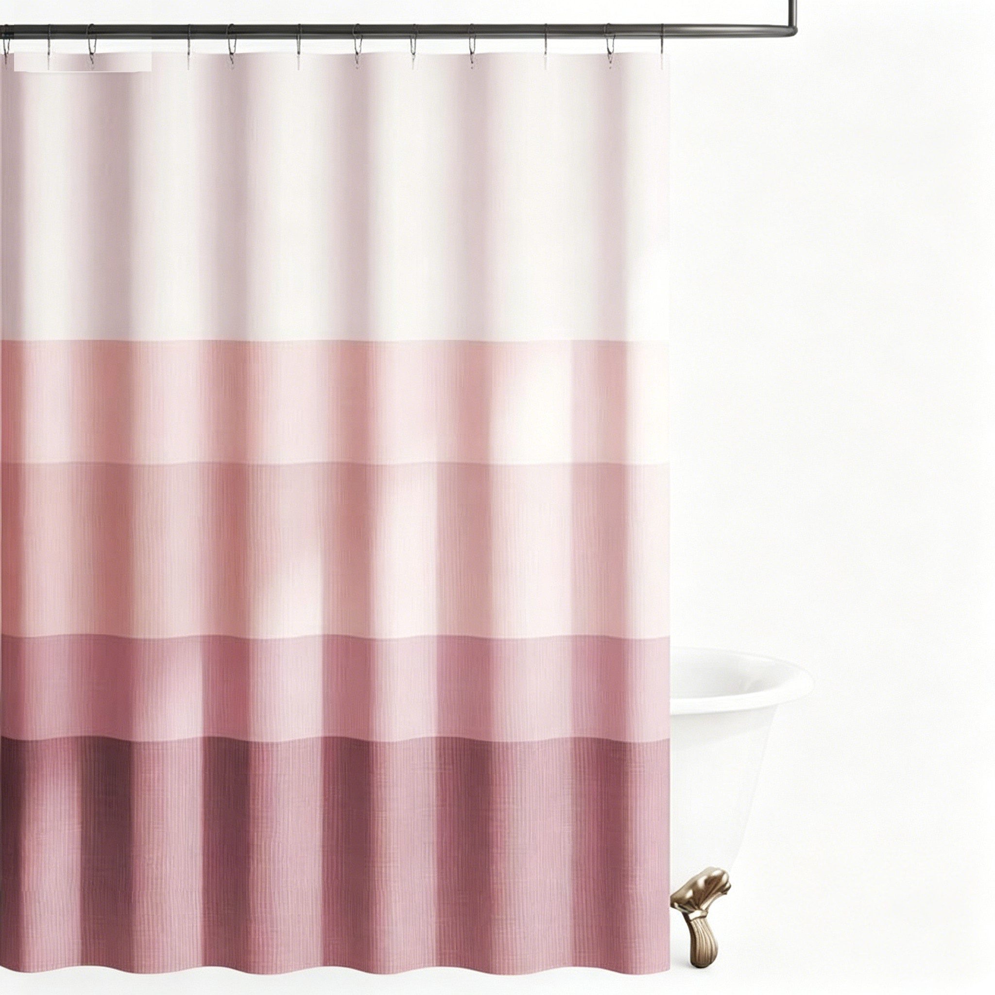Agger Duschvorhang 180x180 cm Badewanne Waschbar Textil Shower Curtains