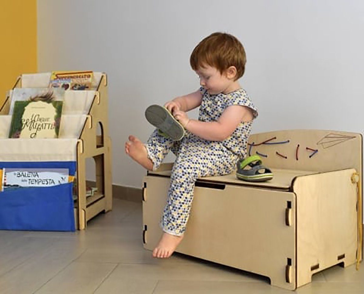 Design und Geländewagen Kindertisch- MDF DOTMALL 3-teiliges Stuhlset Bartisch