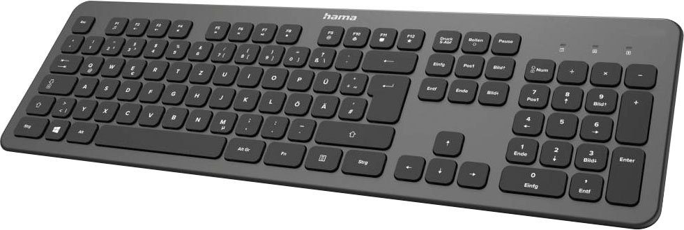 Hama Tastatur „KW-700“ Tastatur kabellos Tastatur