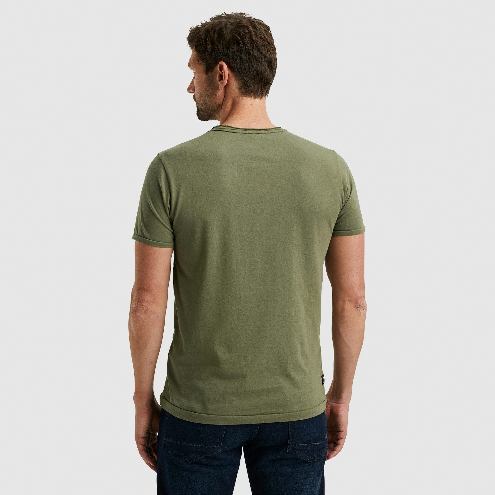 PME LEGEND T-Shirt mit eingefasstem Rundhalsausschnitt mit Rollkante günstig online kaufen