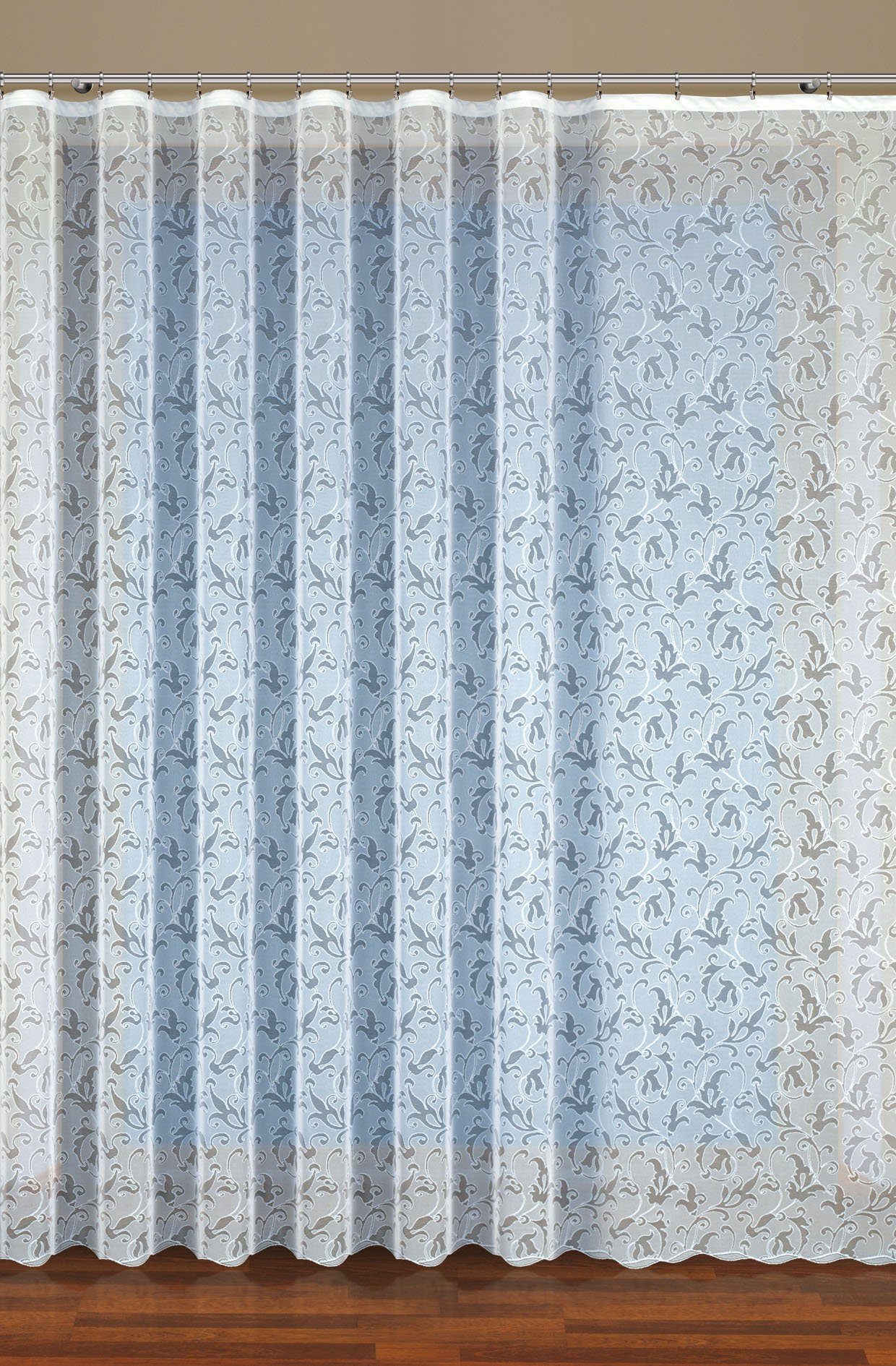 QBTEXTIL Gardine Giglio Bianco, Kräuselband günstig online kaufen