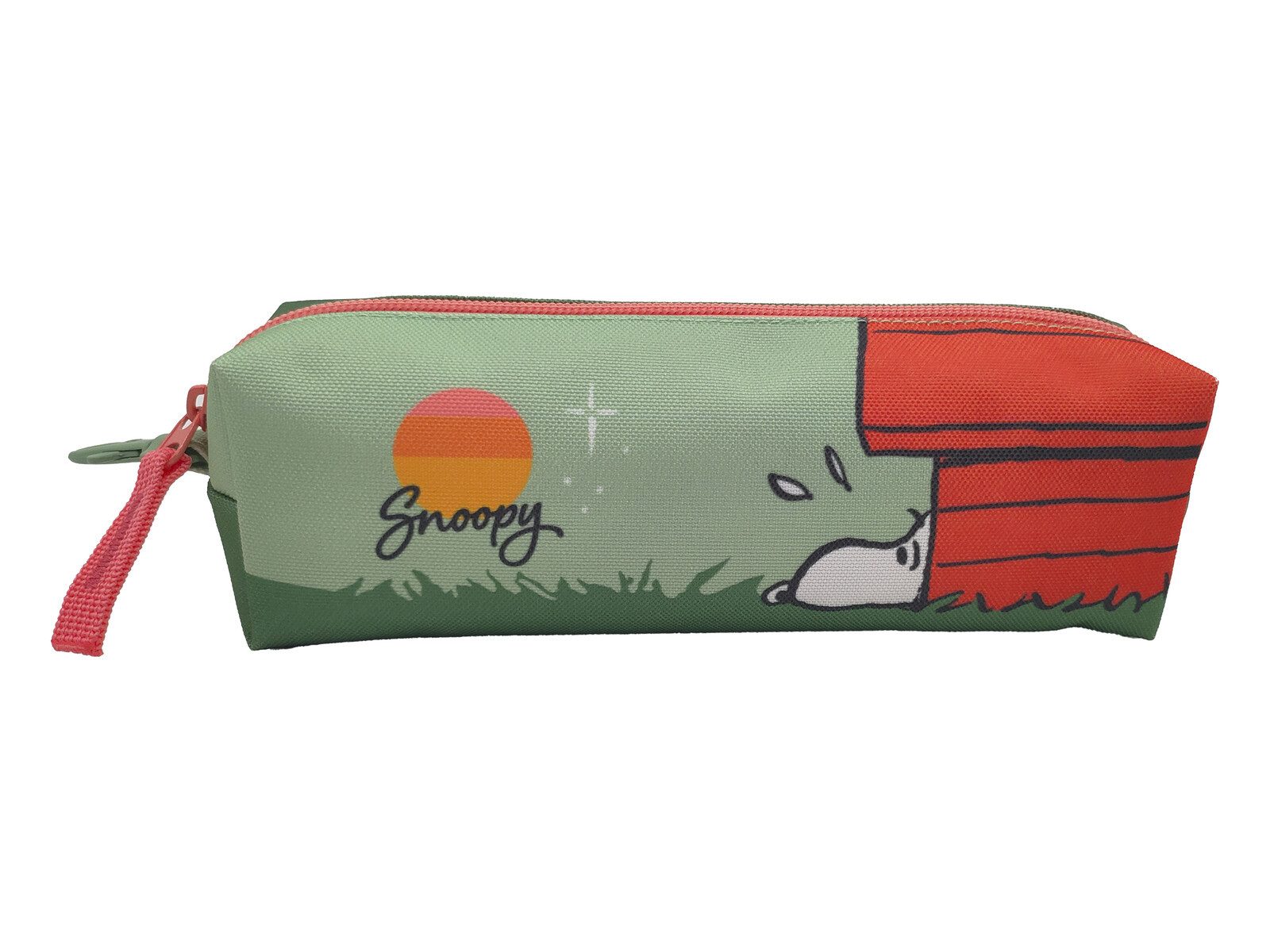 Snoopy Kinderrucksack Schulset 3 tlg Trolley Rucksack Etui Lunchbag Schule 43 cm (3-tlg) – Bild 4 von 5