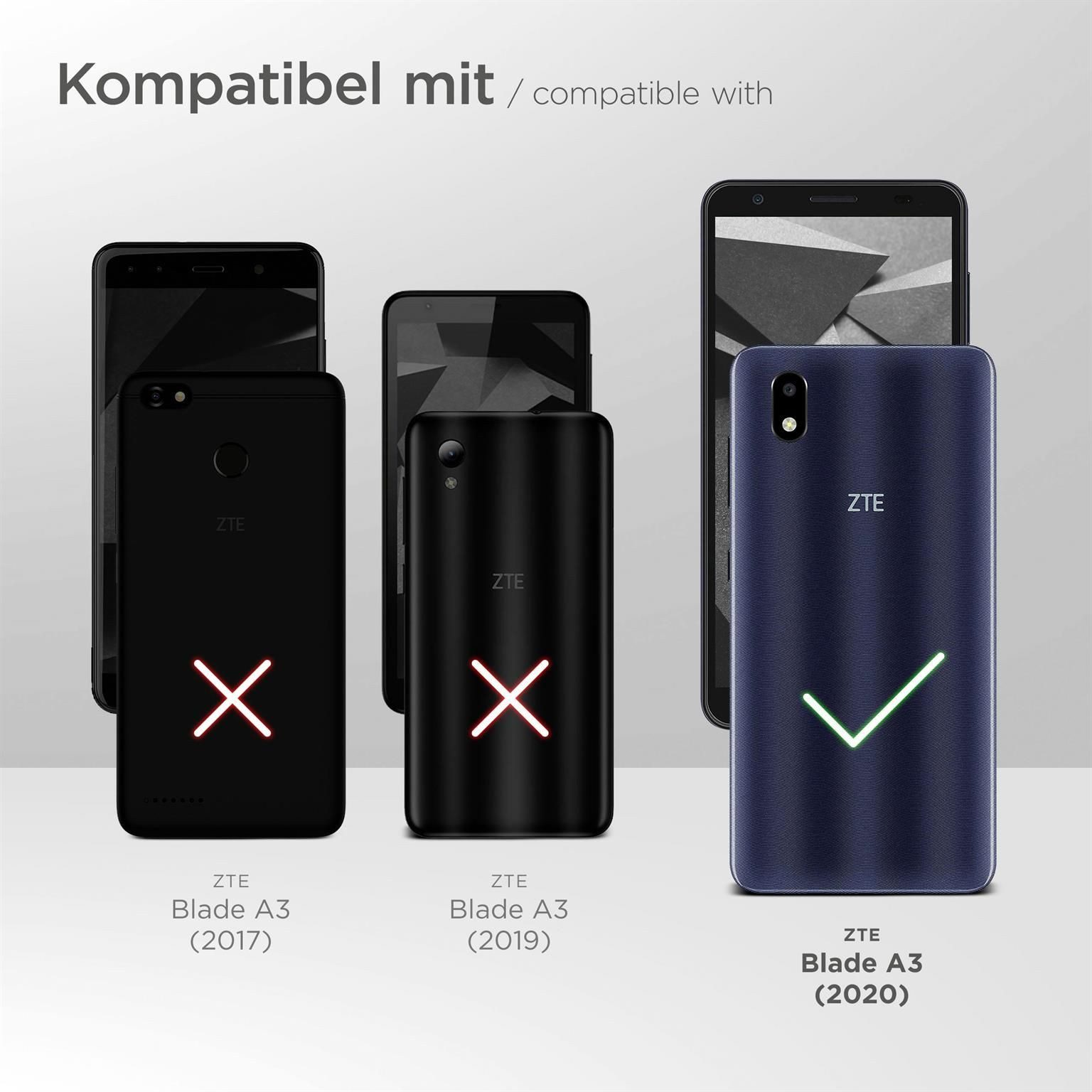 ONEFLOW Handyhülle für ZTE Blade A3 2020 Wasserdichte Tasche BeachBag Schwarz Zoll, Hülle mit Touch Kamera Fenster IPX8 Unterwasser-Tasche zum Schwimmen