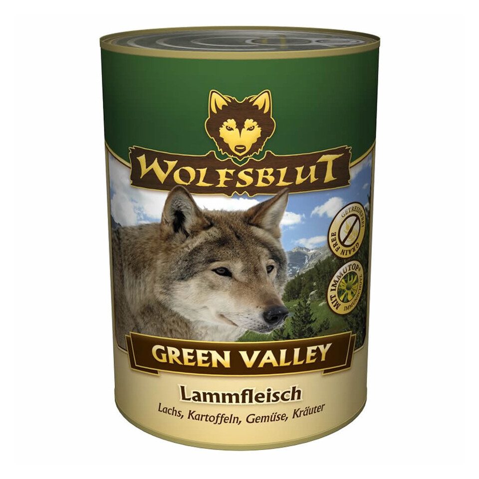 Wolfsblut Green Valley 800 g - 6 Stück, Nassfutter für: Hund