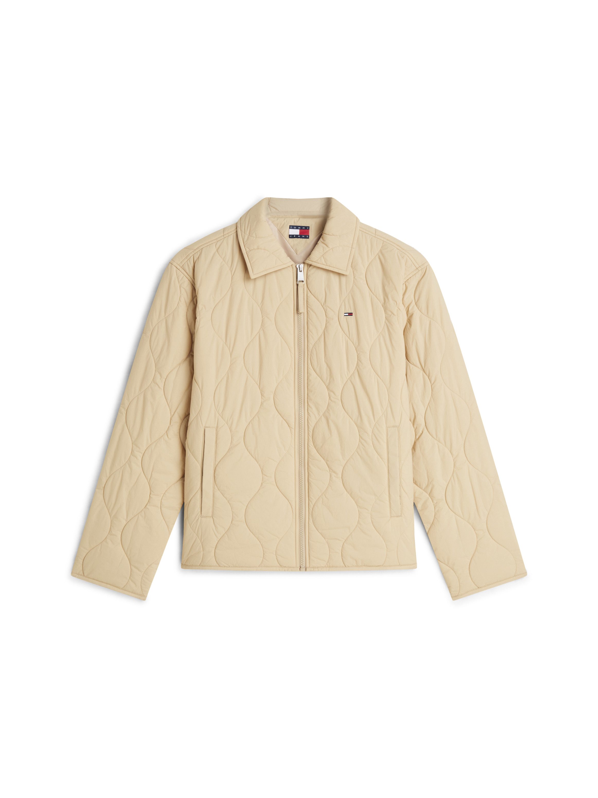 Tommy Jeans Steppjacke TJW COACH COLLAR QUILTED JACKET Kunstfaser, Flag-Stickerei – Bild 5 von 5