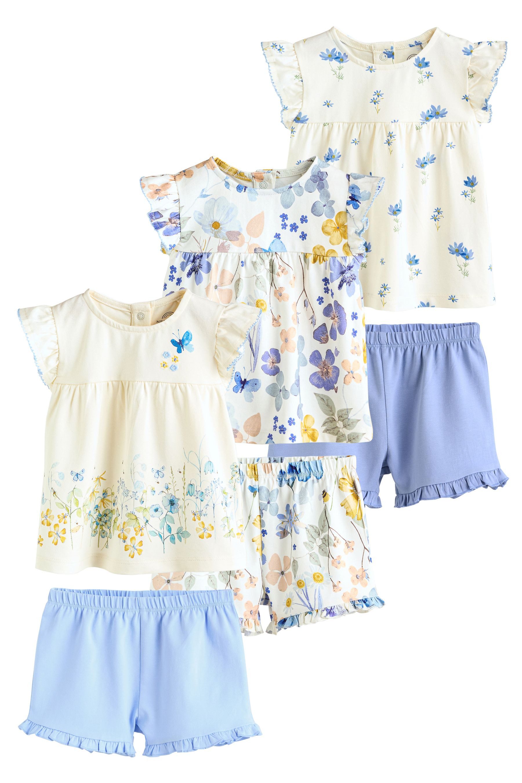 Blue/White Floral