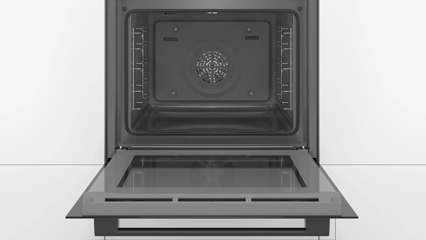 BOSCH Backofen Bosch Backofen HBA553BA0 Einbauherd mit 3D Heißluft, 71 Liter