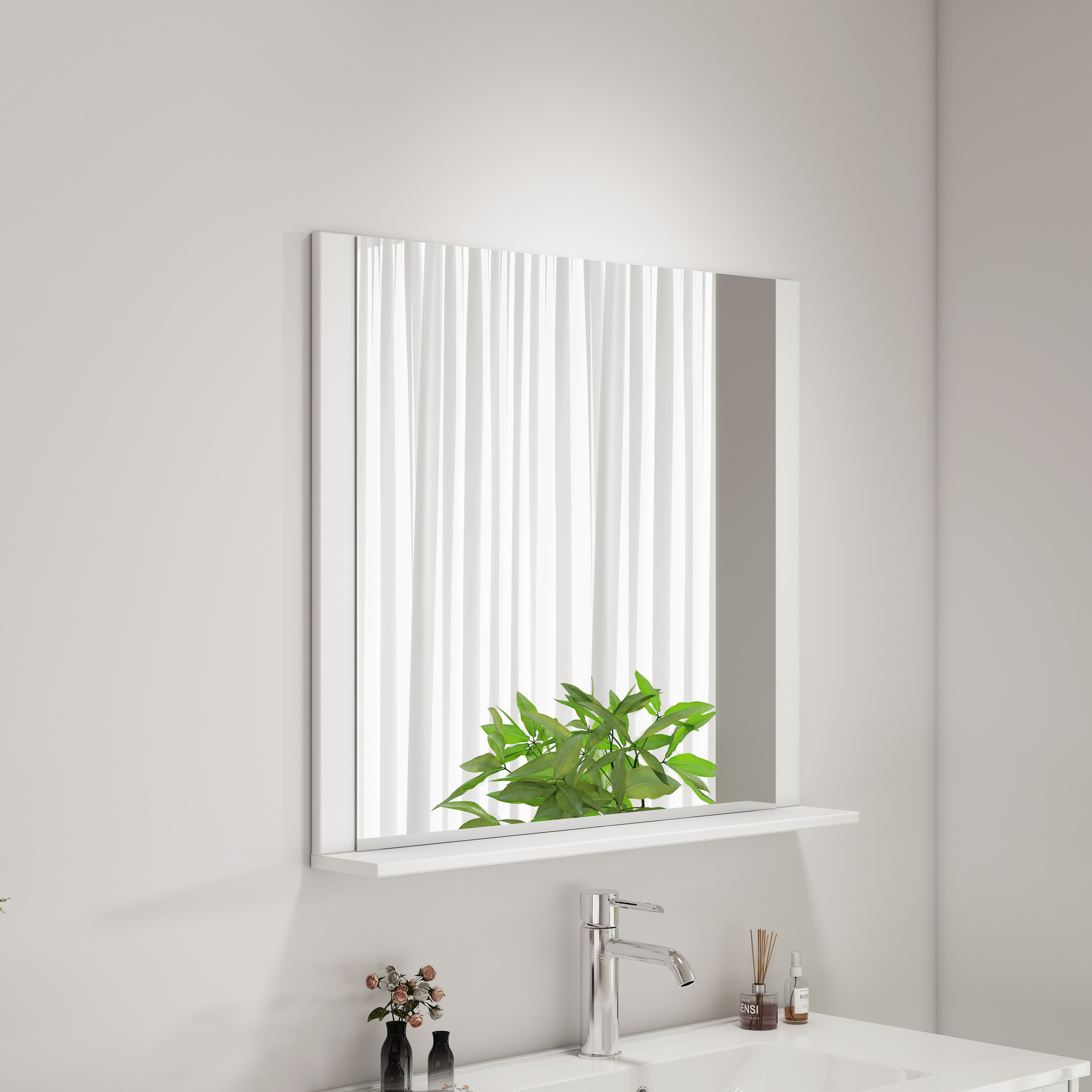 welltime Badspiegel AMSTERDAM, in zwei Breiten 60cm, 80cm mit praktischer A günstig online kaufen