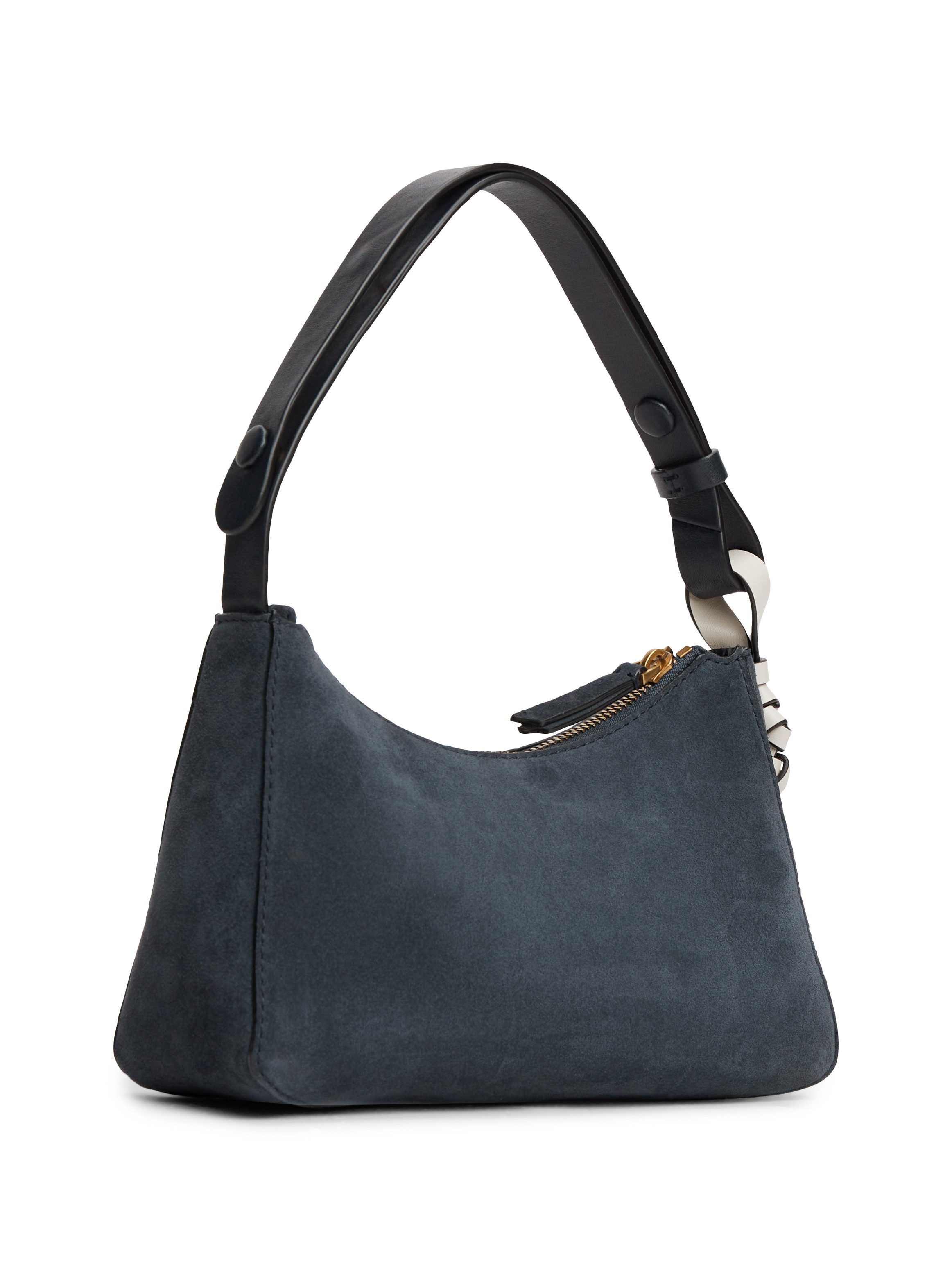Tommy Hilfiger Schultertasche TH STATEMENT MINI SHOULD BAG SUE (Set, Abnehmbarer Anhänger), Damen Handtasche, Tragetasche mit Logoschriftzug