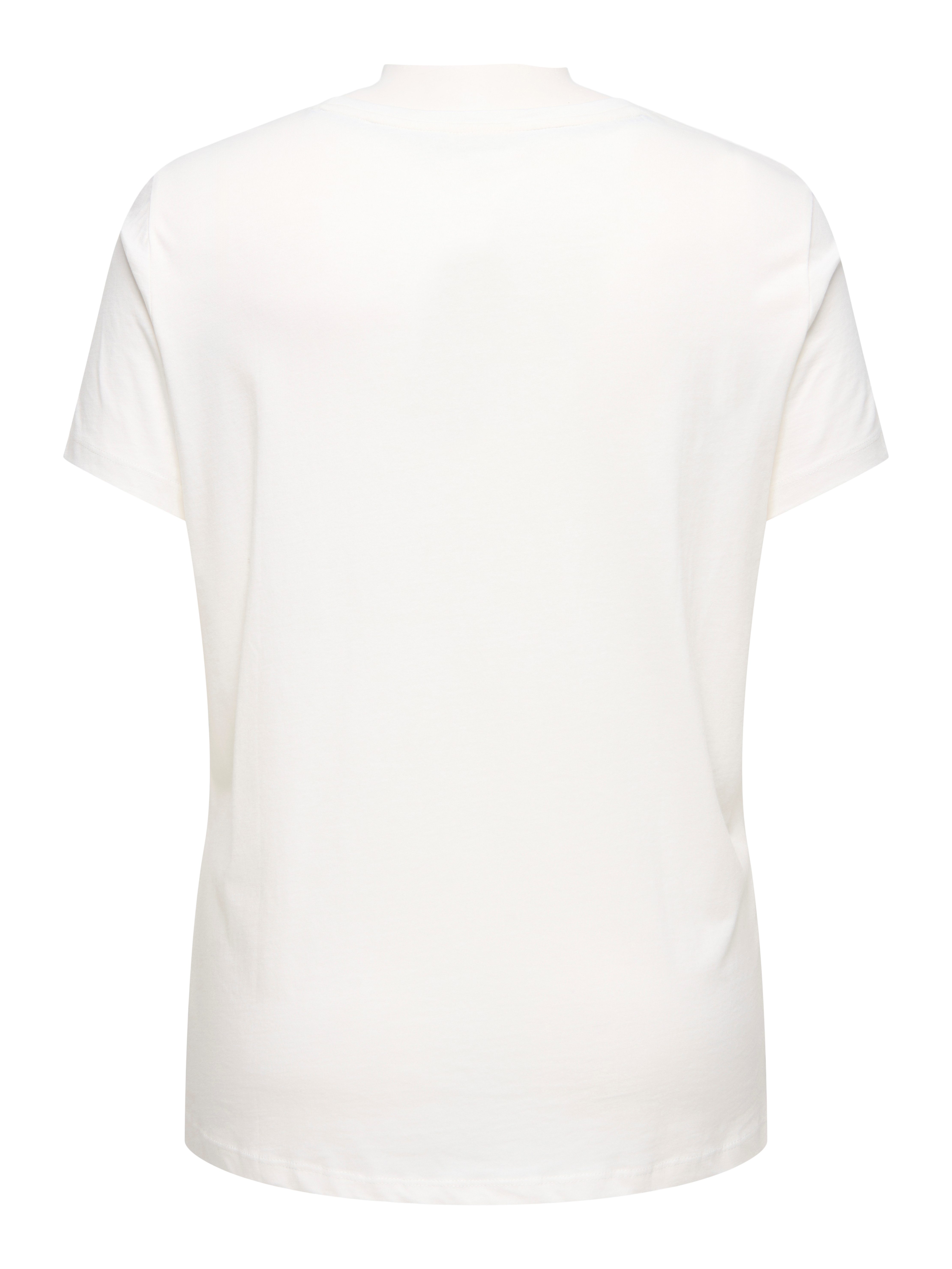 ONLY CARMAKOMA Kurzarmshirt CARBOOSTERY LIFE SS REG TEE JRS BS Baumwolle, regular fit – Bild 3 von 5