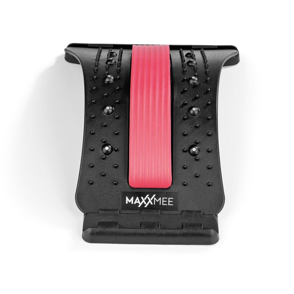 MAXXMEE Rückentrainer MAXXMEE Rückenbrücke 3 Stufen schwarz/rot