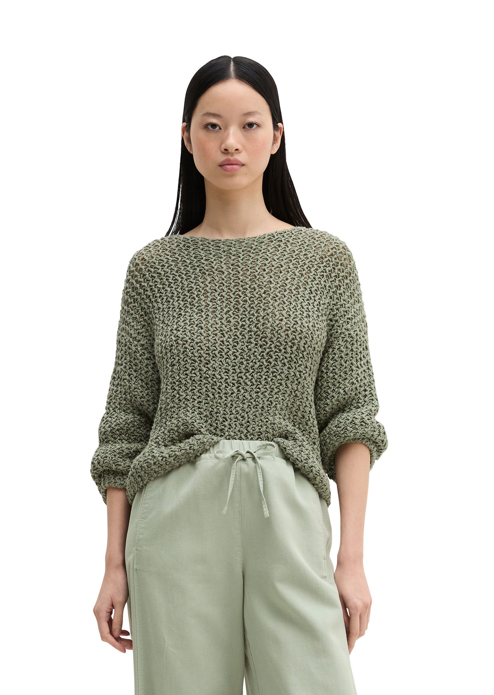 Marc O'Polo Strickpullover aus Organic-Cotton-Mix-Slub