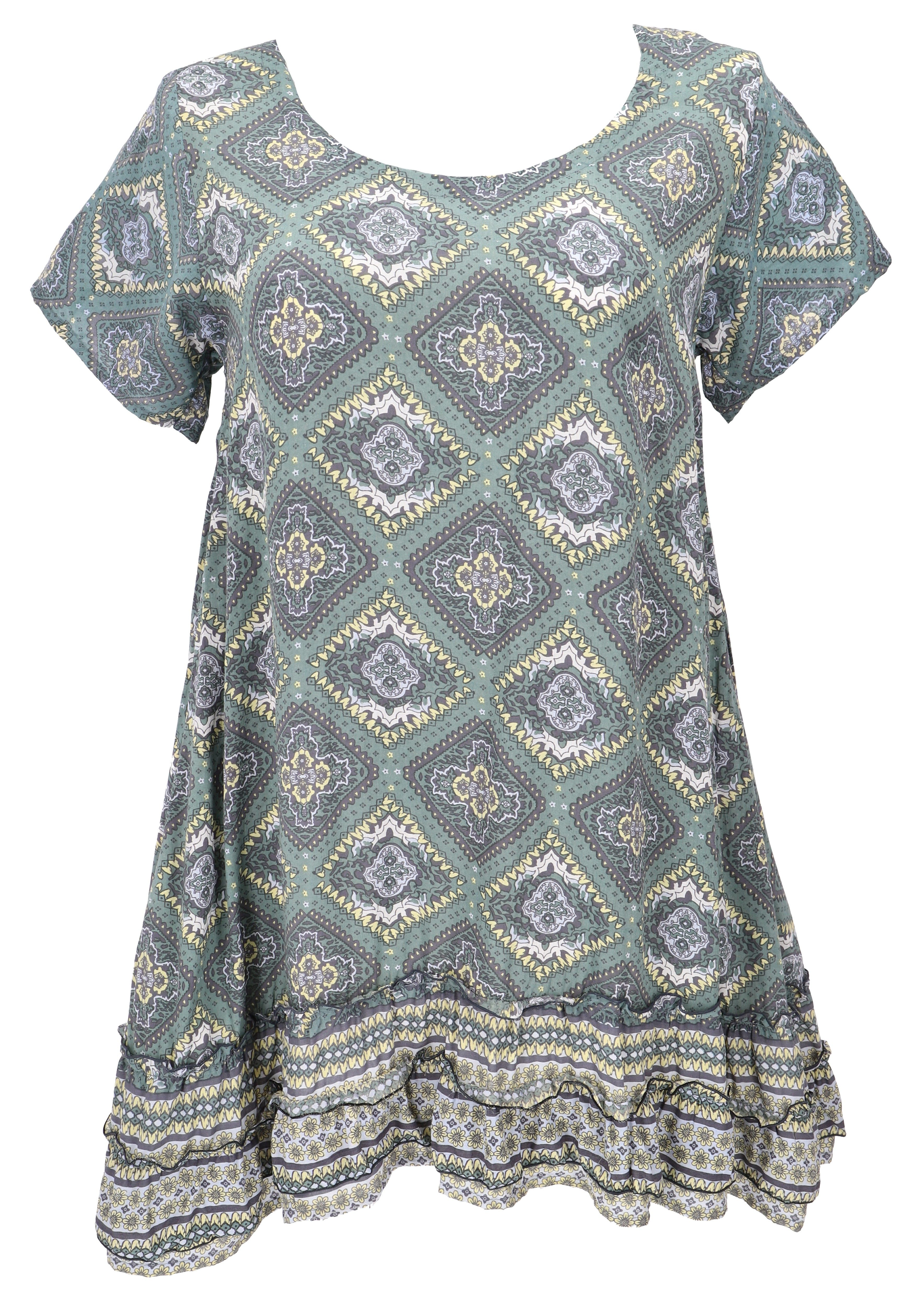 Guru-Shop Midikleid Boho Strandkleid, Minikleid - günstig online kaufen