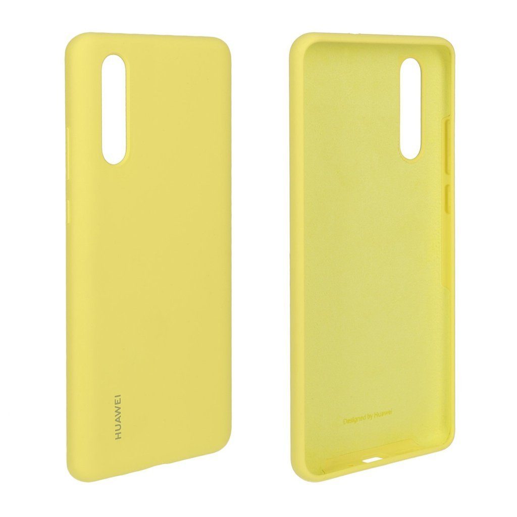 Huawei Handyhülle P30 Silikon Cover Case gelb