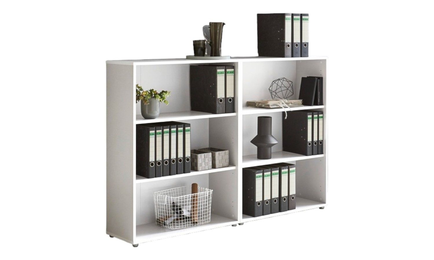 BMG Möbel Aktenregal Schrankwand Set Office Edition, Spar-Set, 6, 9, 10, 15 oder 16 Fächer, Made in Germany