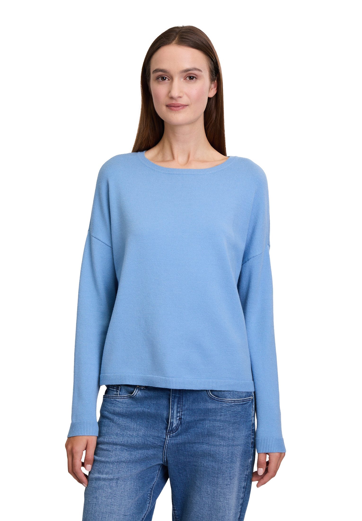 Cartoon Strickpullover Cartoon Strickpullover mit Rundhalsausschnitt günstig online kaufen