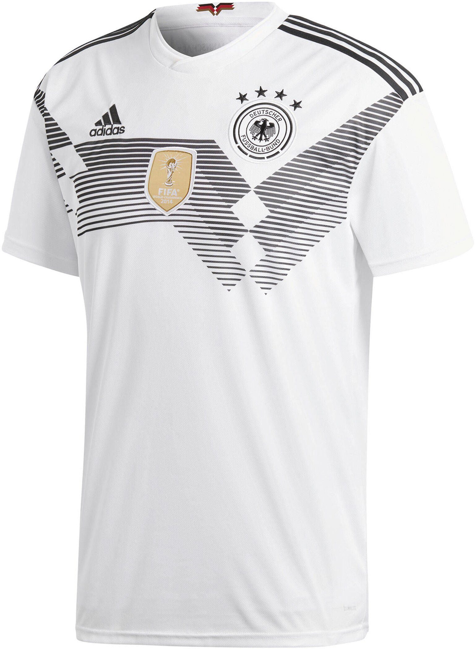 adidas JSY H DFB Sportswear WHITE/BLACK Kurzarmshirt