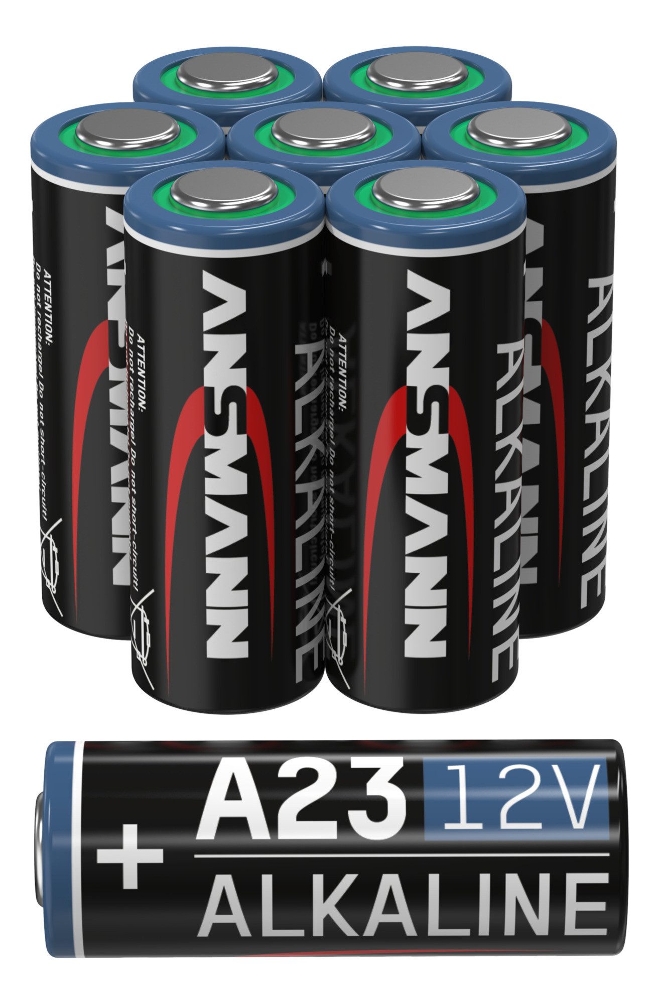 ANSMANN AG A23 12V Alkaline Batterie Spezialbatterie - 8er Pack Batterie von ANSMANN AG