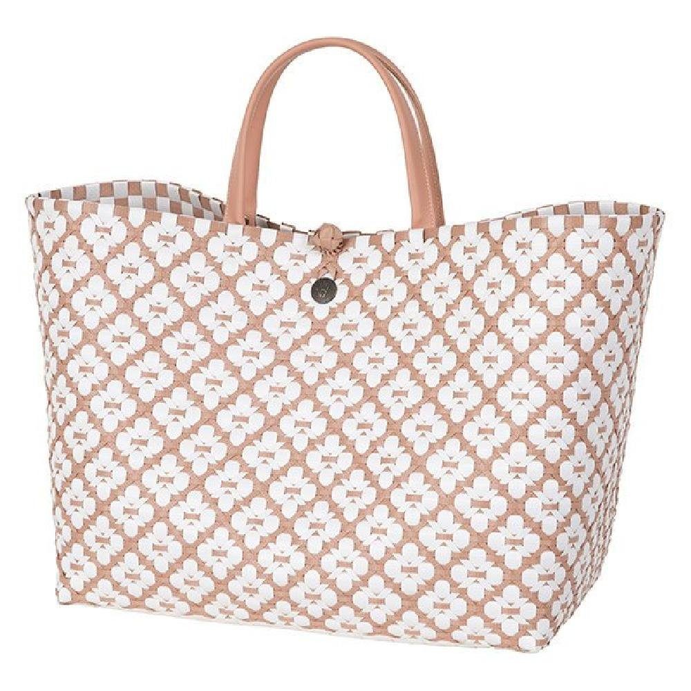 Handed By Einkaufskorb Handed By Shopper Motif Copper Blush With White Pattern