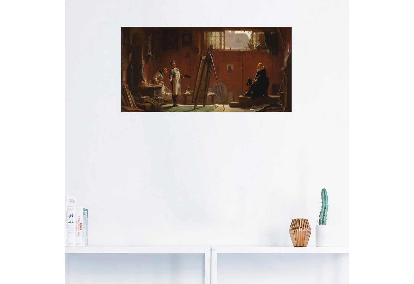 Artland Wandbild »Der Portraitmaler. Um 1858«, Berufe (1 Stück), in vielen Größen & Produktarten -Leinwandbild, Poster, Wandaufkleber / Wandtattoo auch für Badezimmer geeignet-kaufen