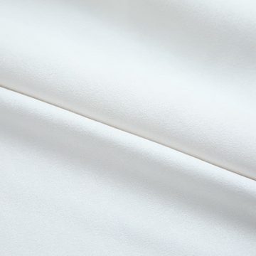 Vorhang Verdunkelungsvorhänge mit Haken 2 Stk. Grauweiß 140x225 cm, furnicato, (2 St)