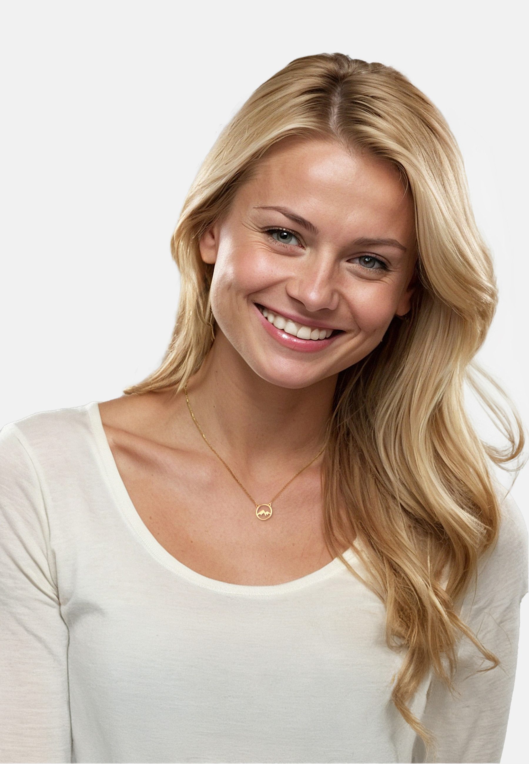 Sofia Milani Kette mit Anhänger Berg, 925 Silber Damen Schmuck - N0602 günstig online kaufen