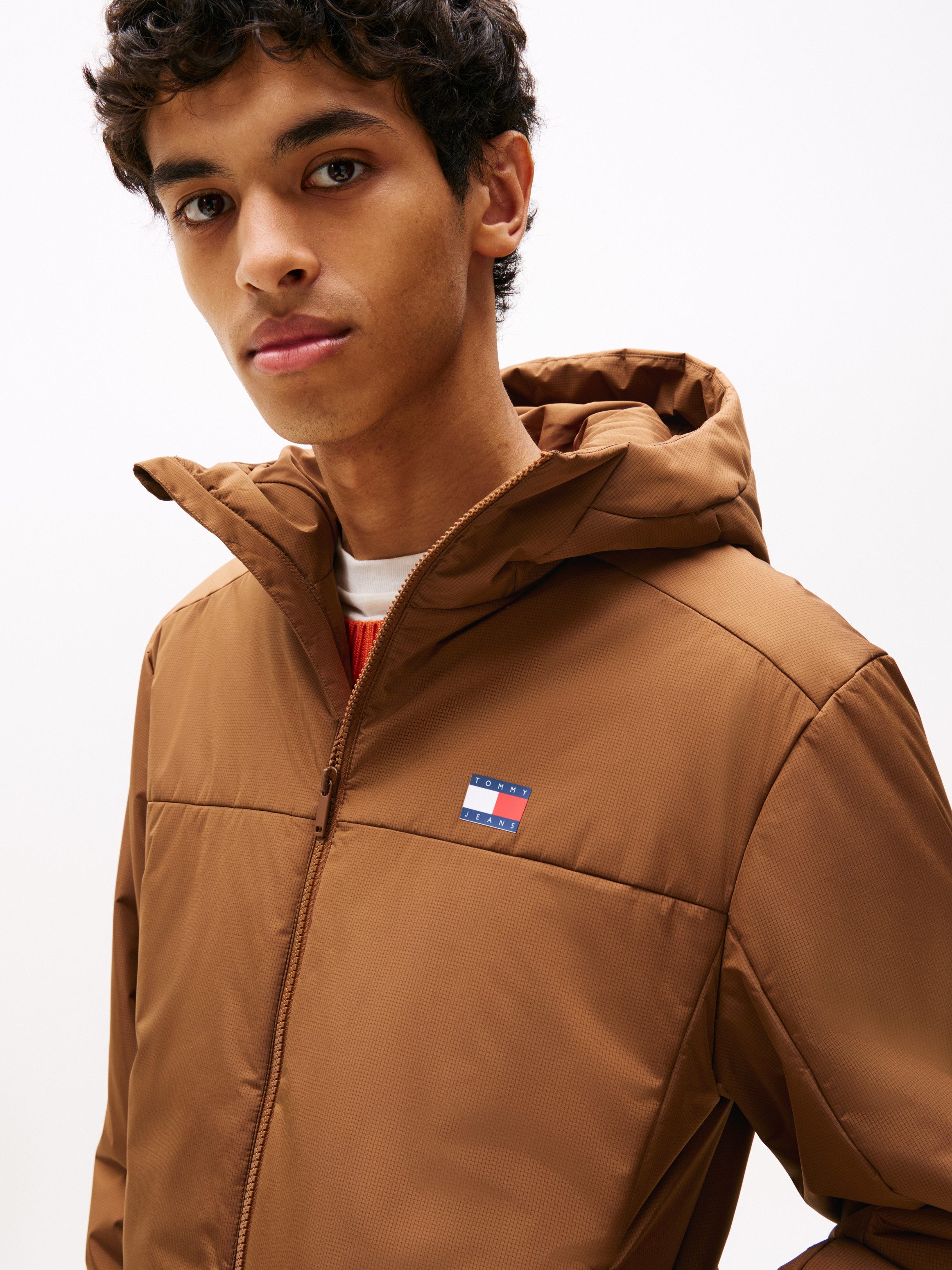 Tommy Jeans Outdoorjacke Freizeitjacke, Übergangsjacke, Regular Fit, Kapuze günstig online kaufen