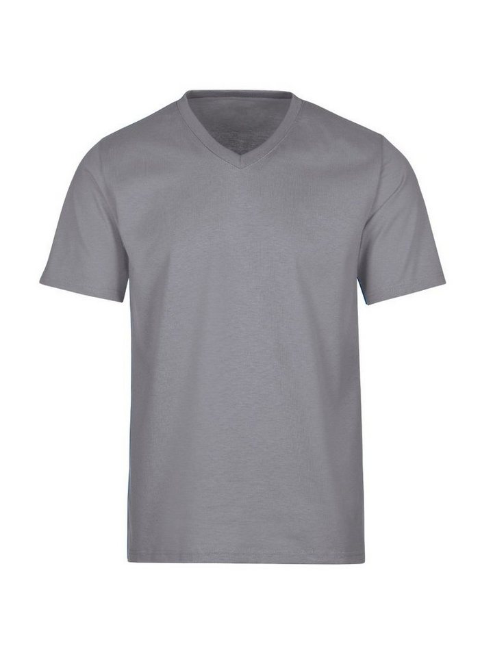 Trigema T-Shirt DELUXE DELUXE-Single-Jersey TRIGEMA V-Shirt Baumwolle